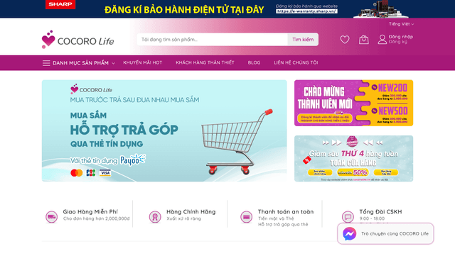 Cocoro Life E-Commerce